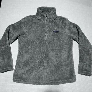 Patagonia Los Gatos 1/4-Zip Fleece Pullover - Women's Large grey